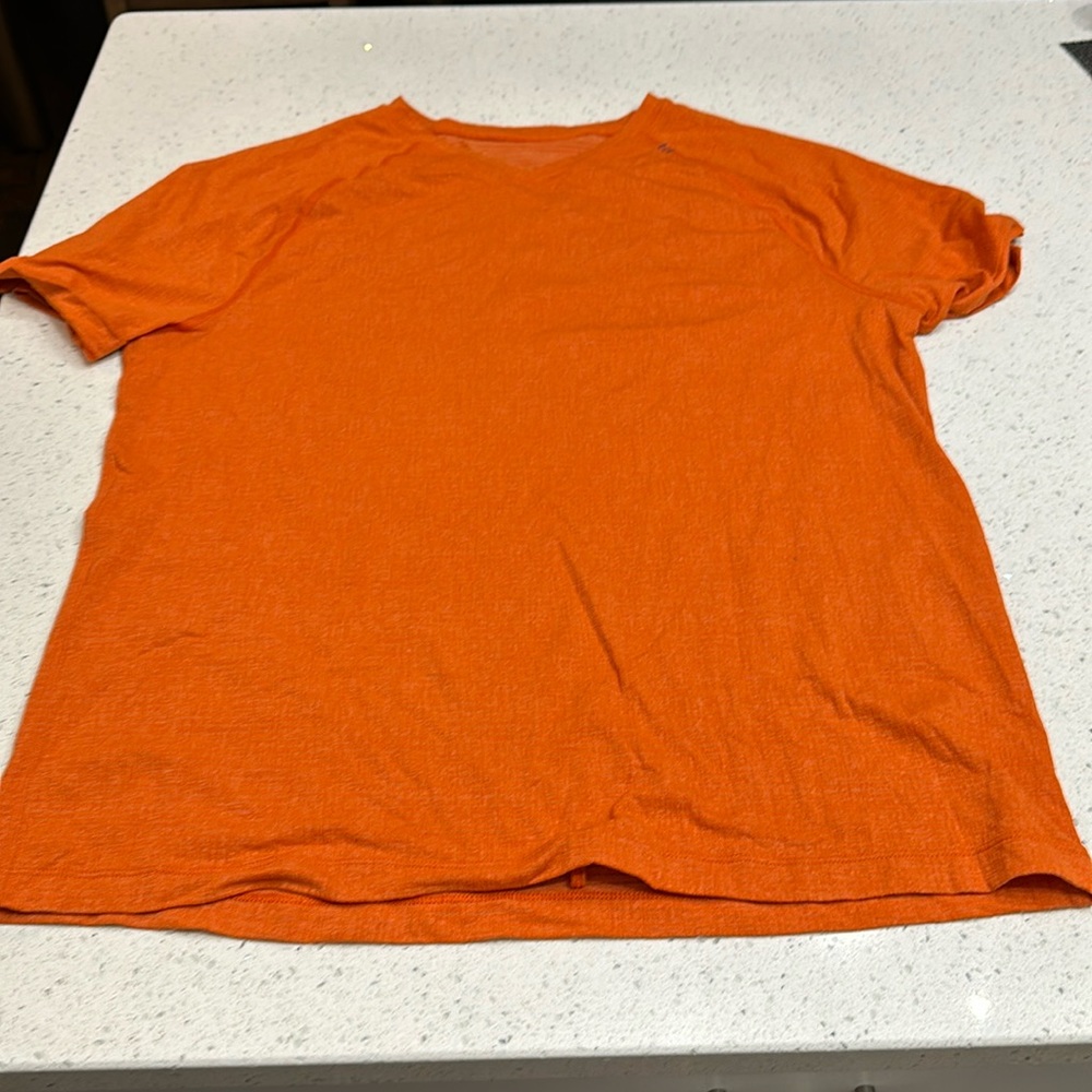 V-neck Lululemon athletic t-shirt